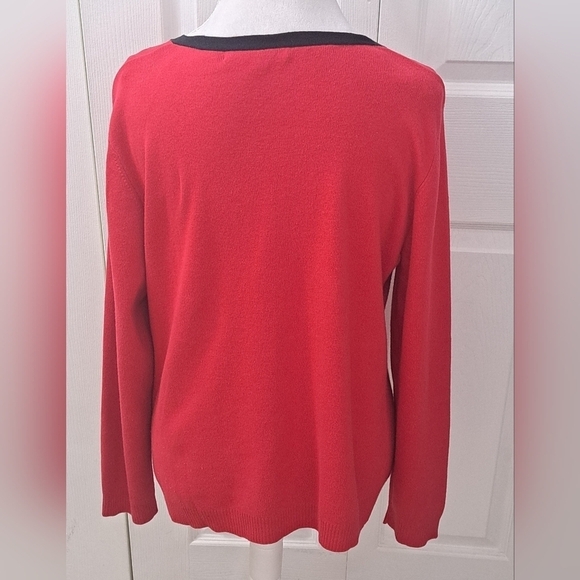 Mercer Street Studio Red Pullover Sweater    Size XL - Picture 3 of 8